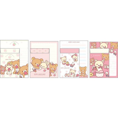 Briefpapierset - Korilakkuma Full of Strawberry Day - Together