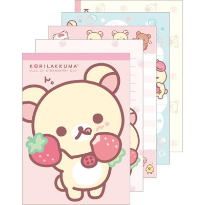 Memoblok Groot - Korilakkuma Full of Strawberry Day 2