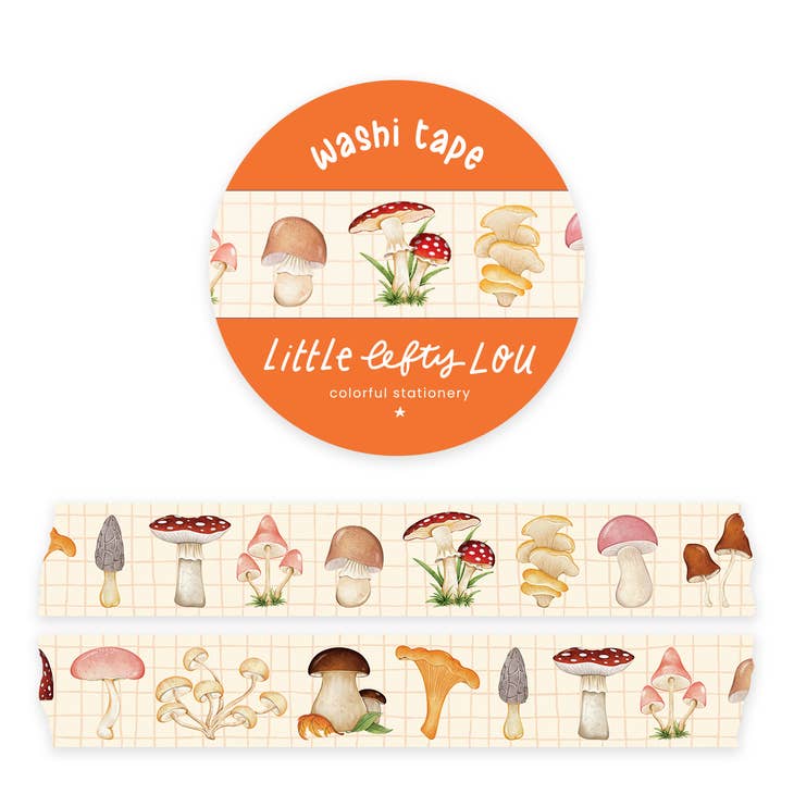 Washi Tape - Fall Mushrooms