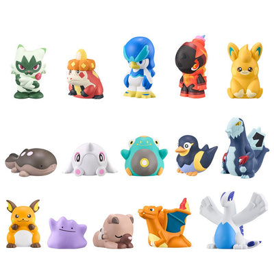 Pokémon Figure + Chewing gum (1 pcs) - Serie : Pokemon Nakamatachi To Bouken no Sekai