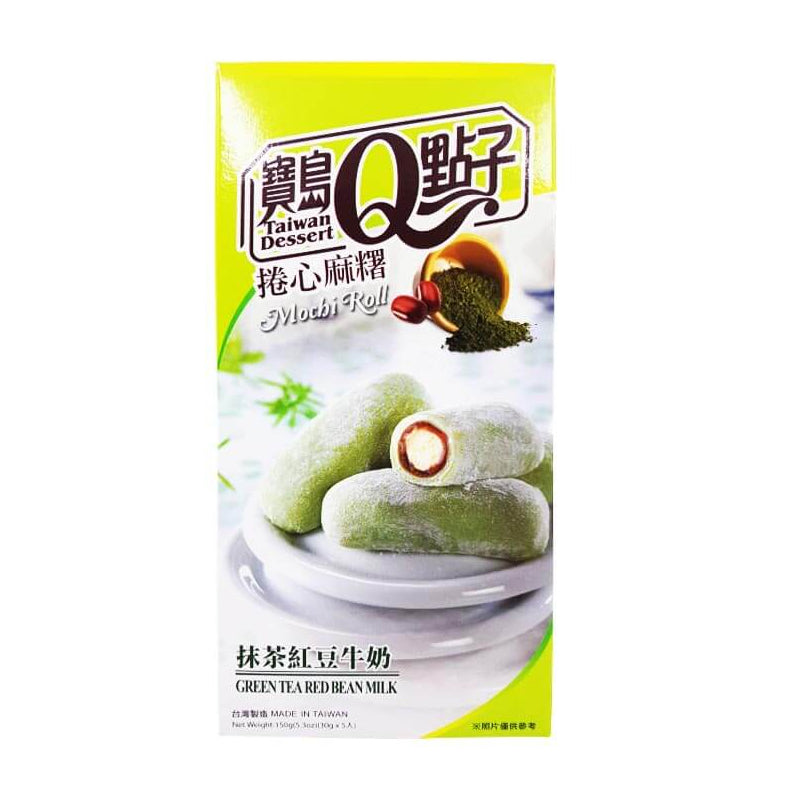 Mochi Rolls Green Tea Red Bean THT 30-9-2025