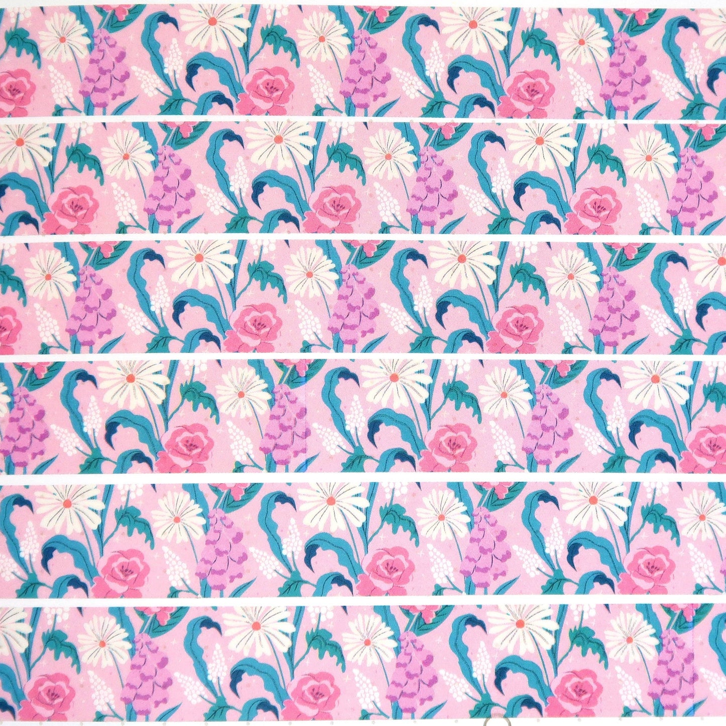 Washi Tape - Pink Flower Pattern