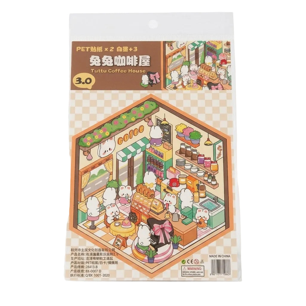 BYO Kawaii Sticker World - Tuttu Coffee House