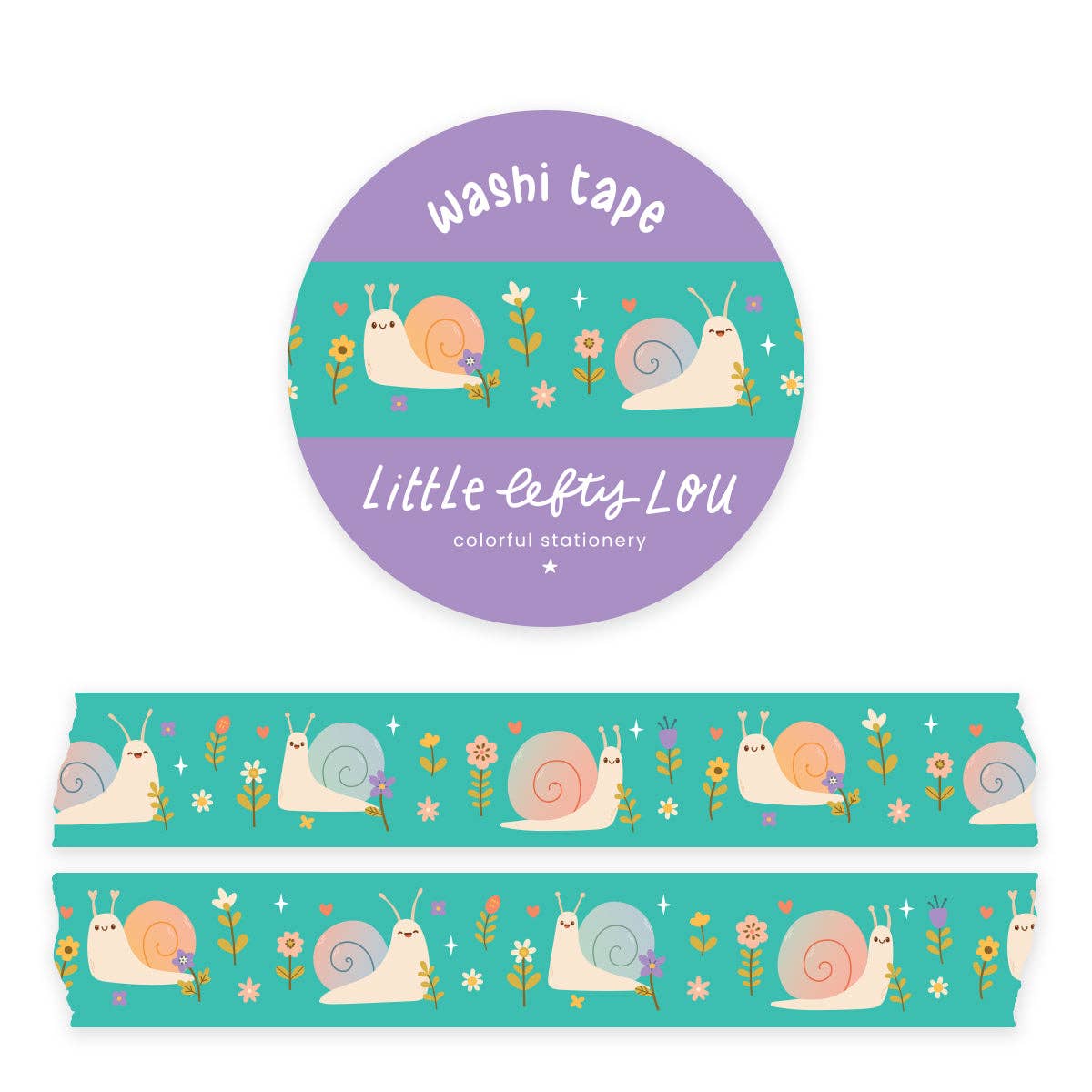 Washi Tape - Snails