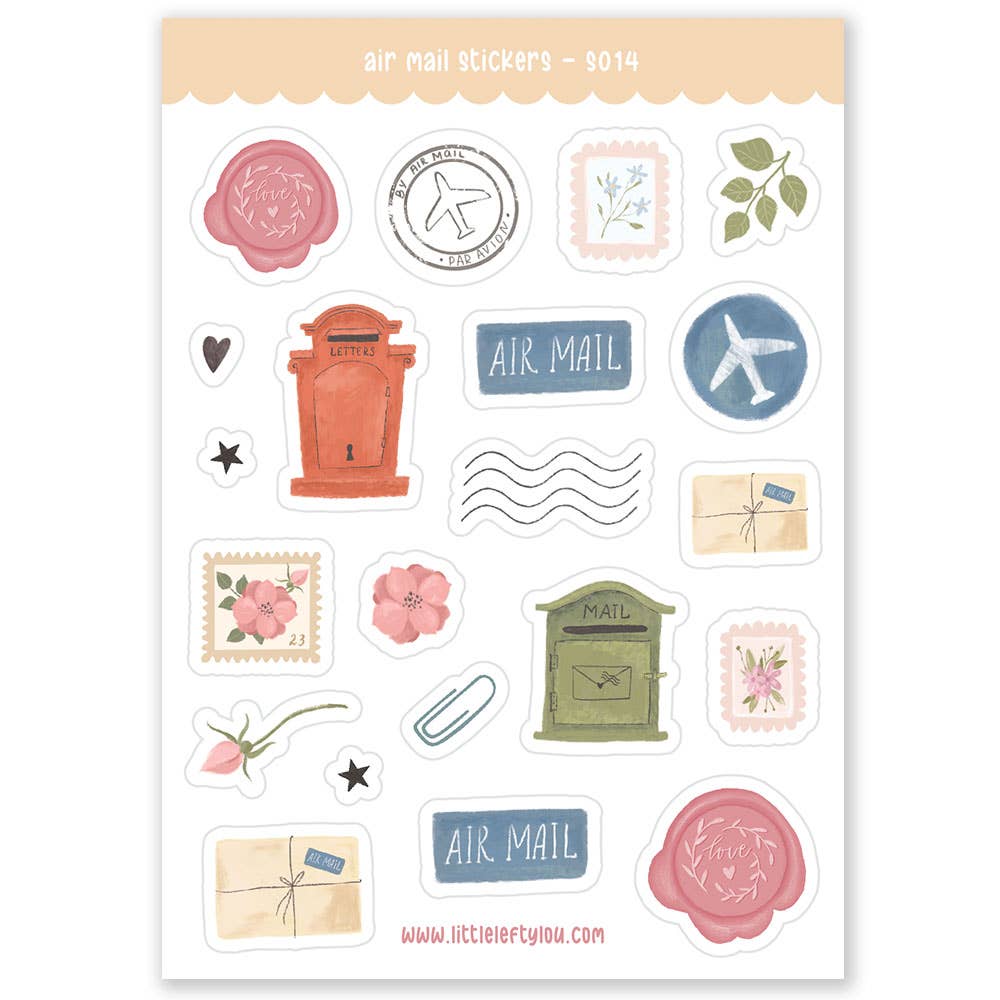 Stickervel Air Mail