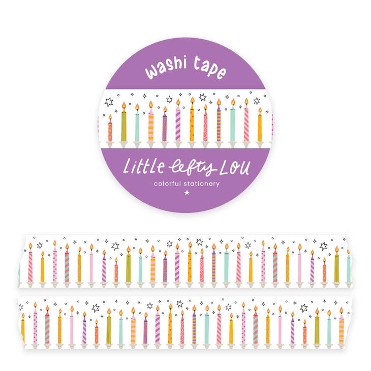 Washi Tape - Birthday candles