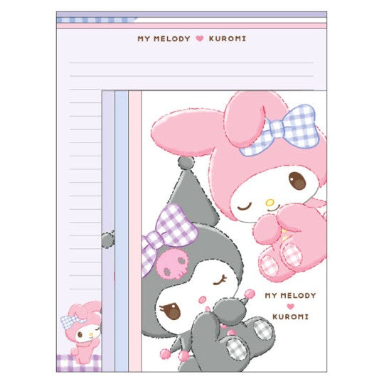 Briefpapierset - Sanrio Characters - My Melody & Kuromi