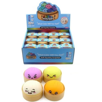 Mini 5,5 cm Coloured Squishy Dumpling V3 - 1x Surprise kleur Squeezy