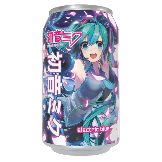 Hatsune Miku Soda - Electric Blueberry Flavour