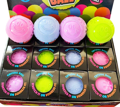 Squishy Fuzzy Happy Ball - Flower Power