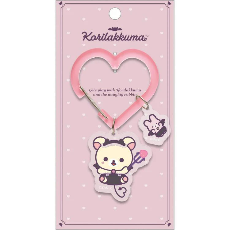 Korilakkuma Carabiner Keychain - Little Devil Feeling - Pick one
