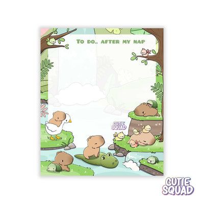 Sticky Notes Block - Capybaras - CutieSquad