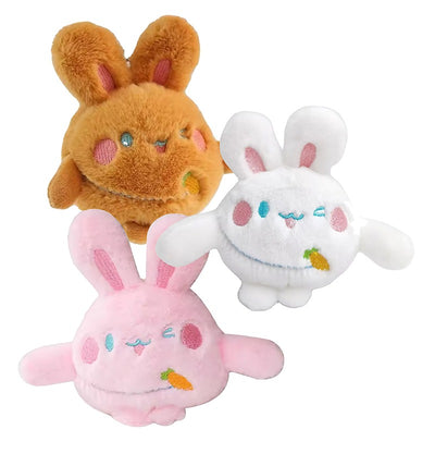 Plushie Soft Bunny Keychain - 1 x surprise kleur