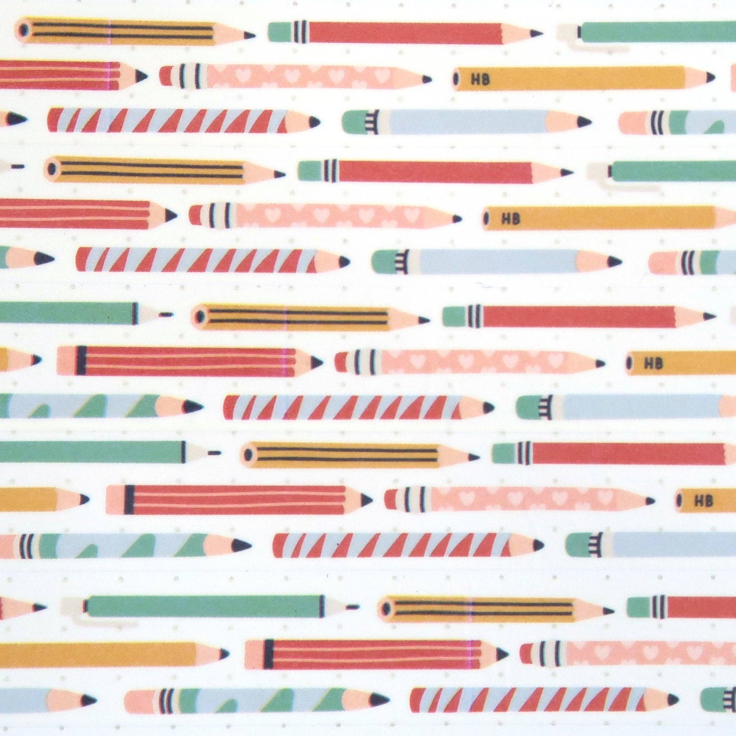 Washi Tape - Colourful Pencils