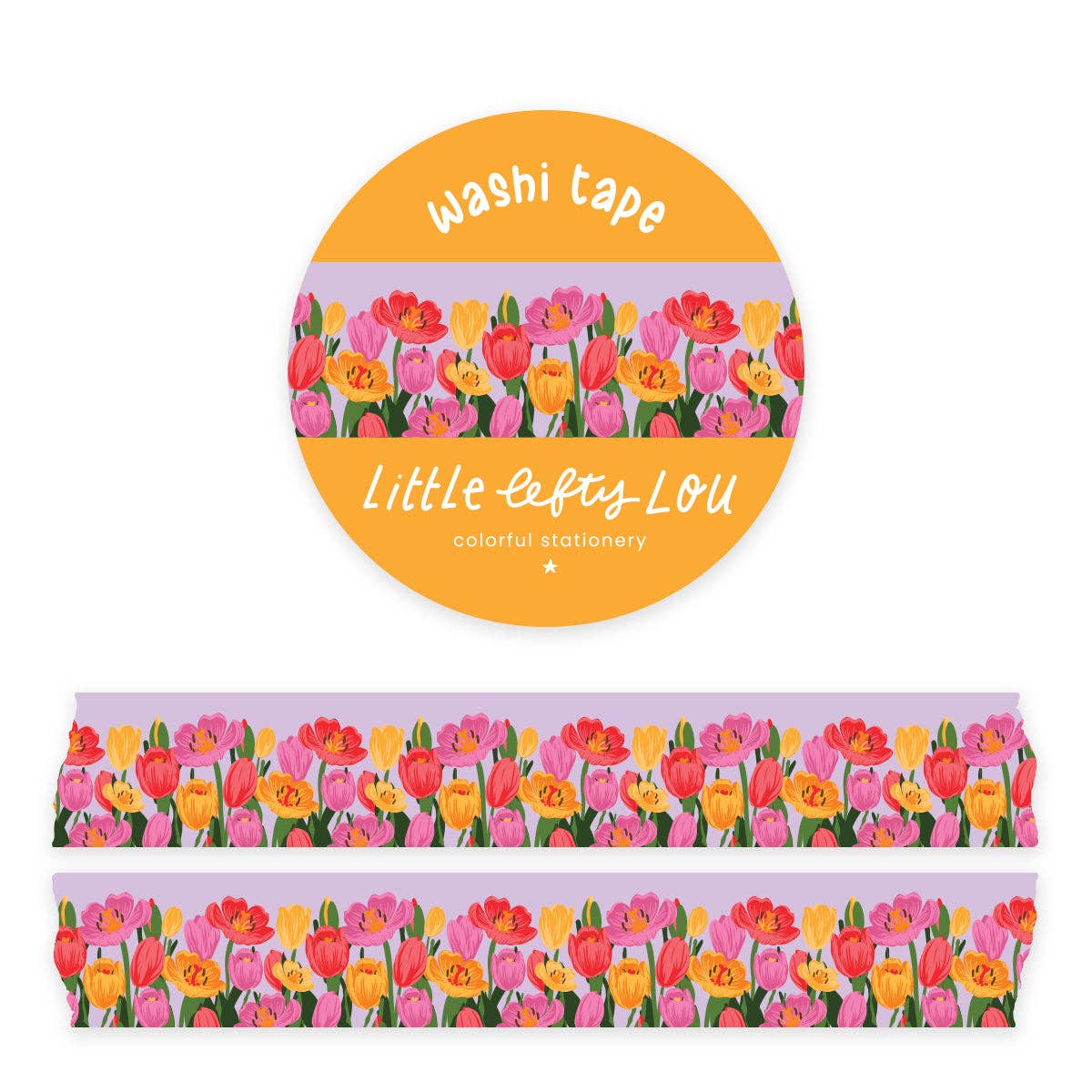 Washi Tape - Tulips Border