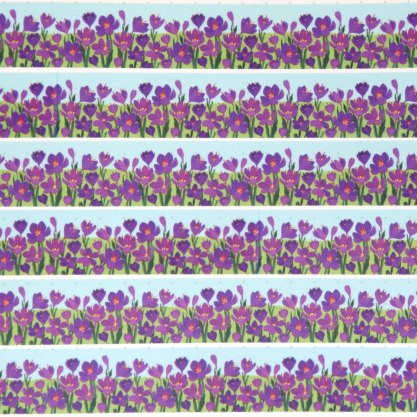 Washi Tape - Crocus Border