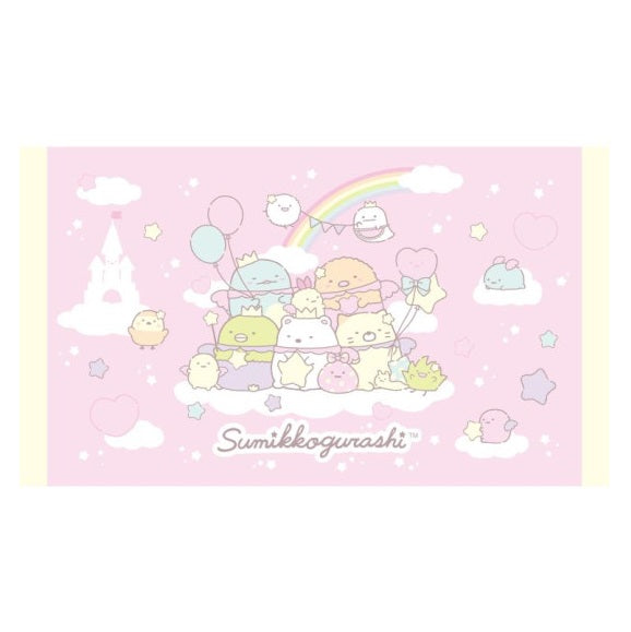Badhanddoek 130 x 75 cm - Sumikko Gurashi Sea Castle Pink