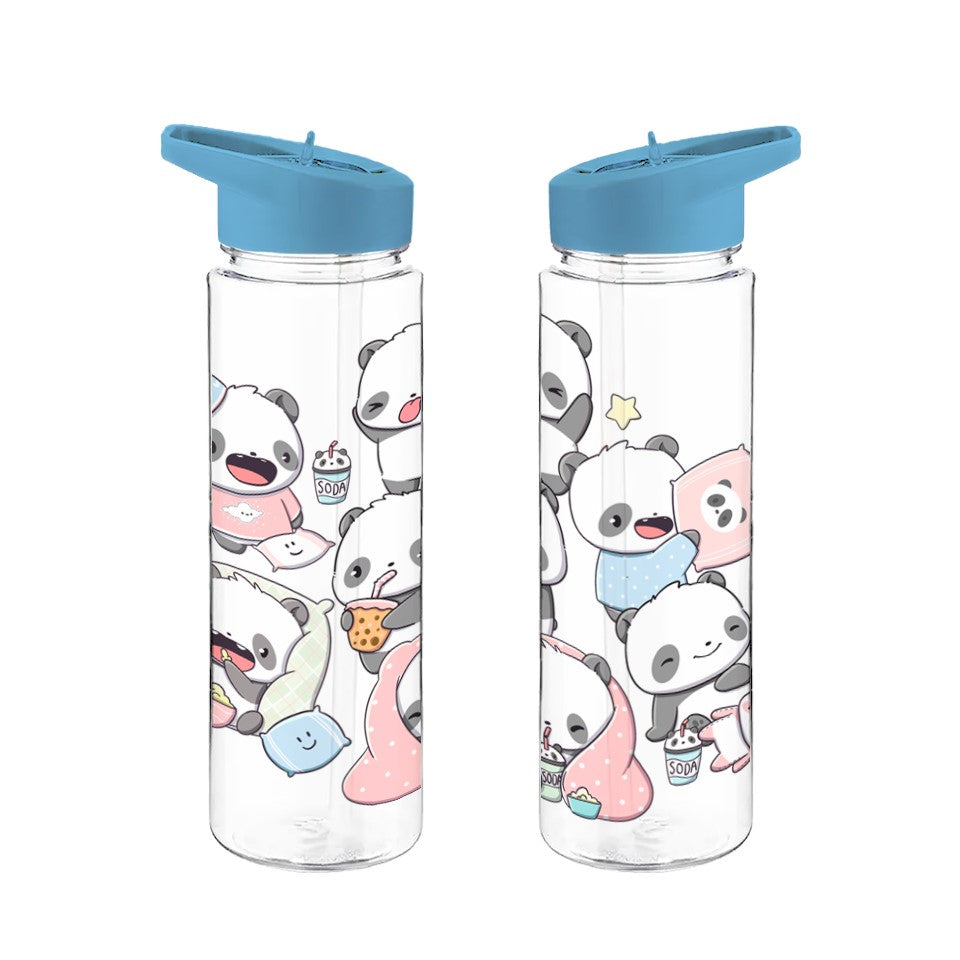 Drinkfles met rietje - Panda - Cutiesquad