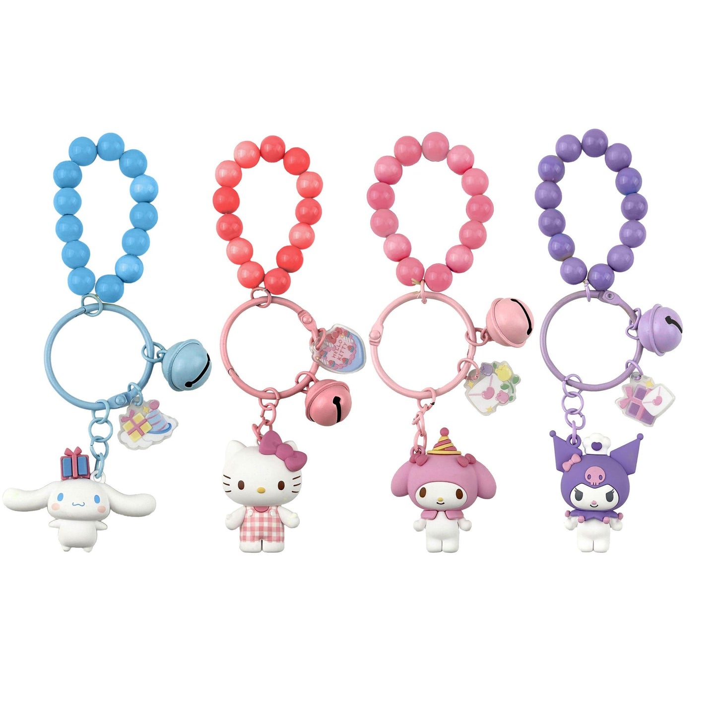 Hello Kitty and Friends - Keychain with Strap Bracelet Celebration Series - Pick one