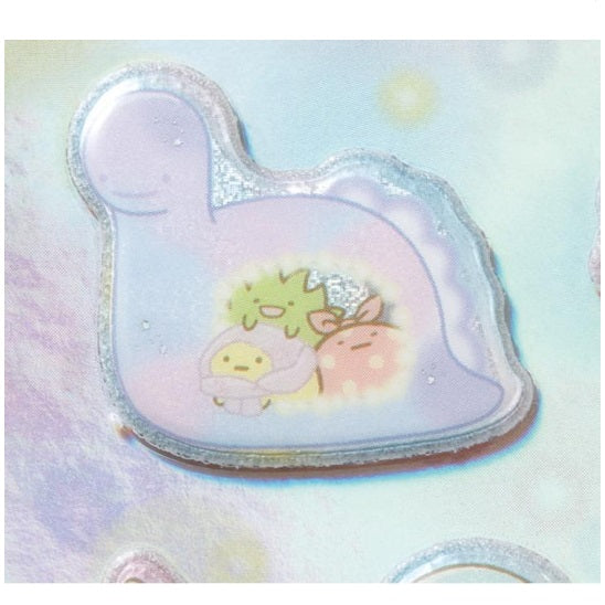 Sumikkogurashi - FuniFuni Hologram Stickers - A Sparkling Night - Tokage & His Mother