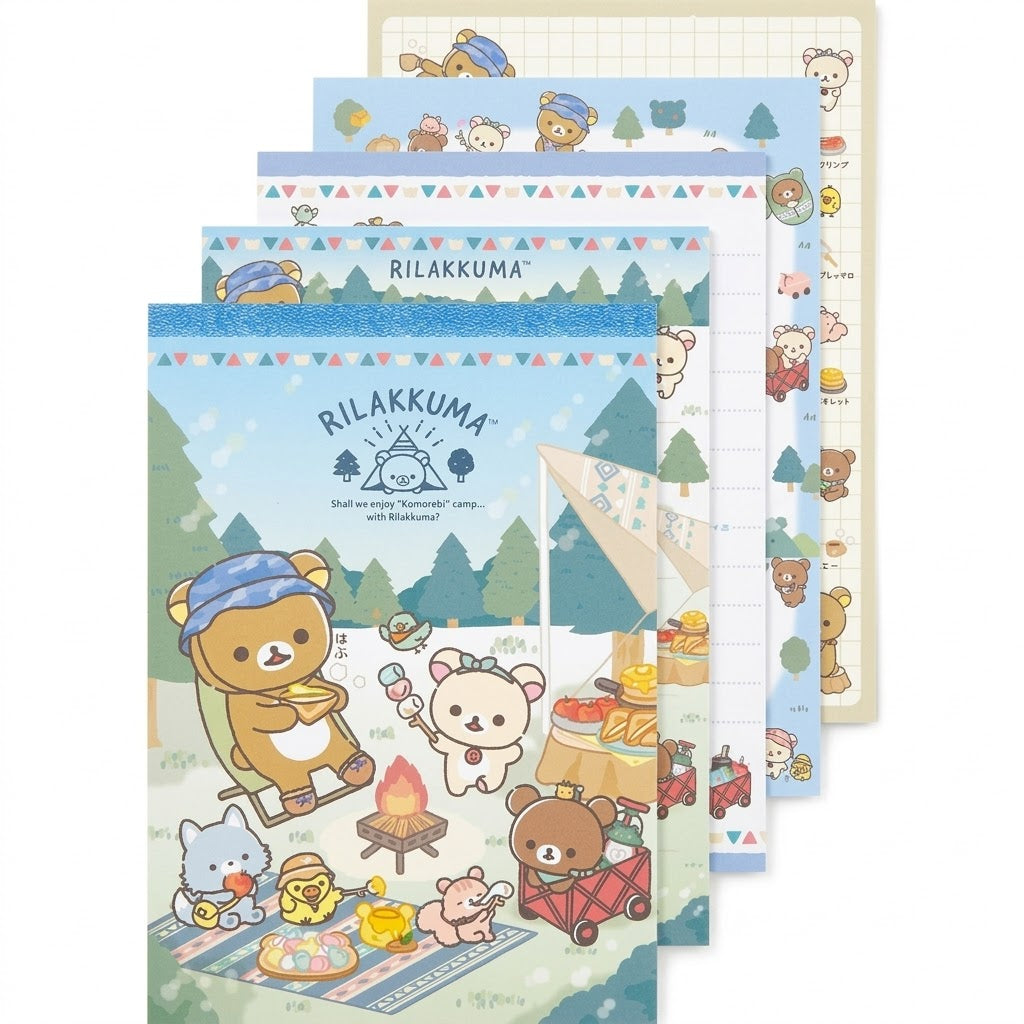 Memoblok Groot - Rilakkuma Komorebi Camp - Campfire