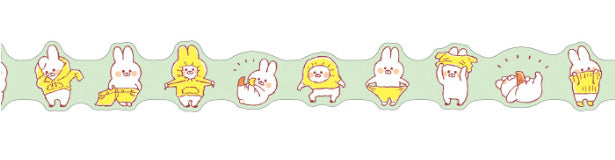 Washi Tape - Rabbit Clothes