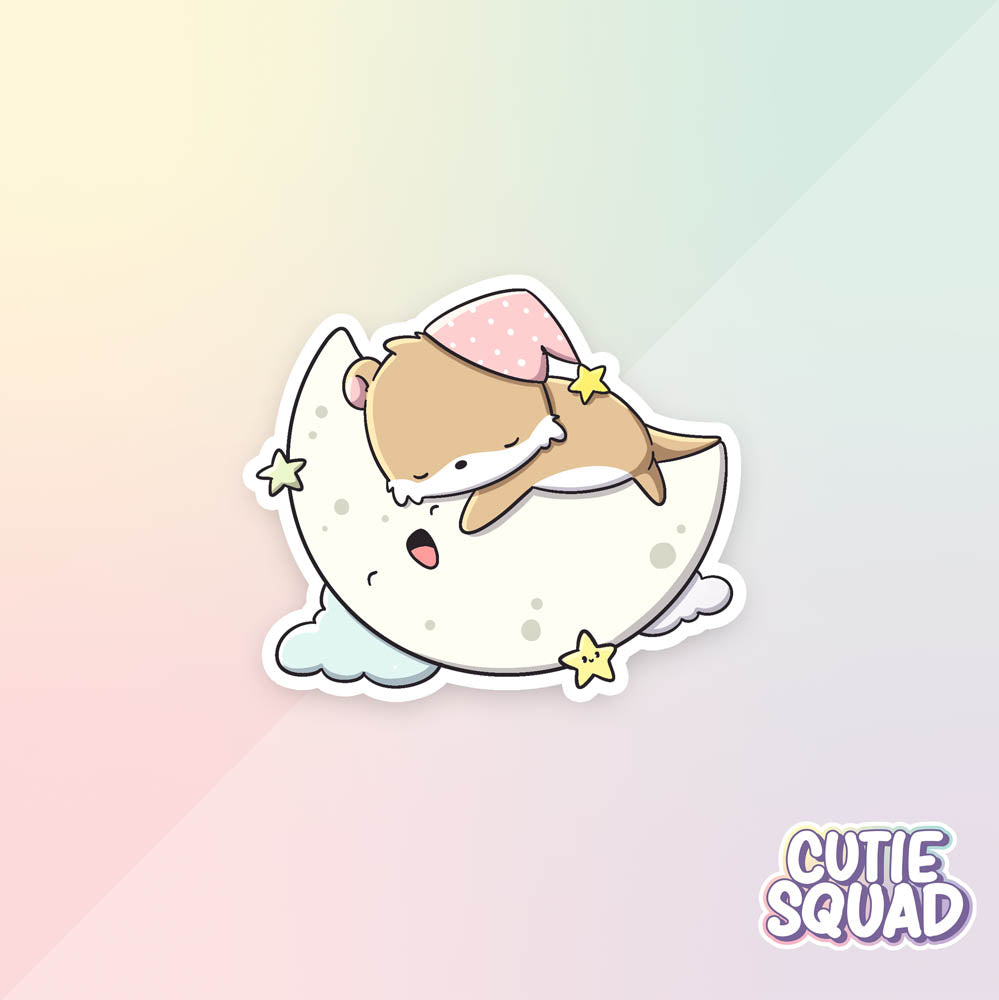 Stickerset - Cloudy Otters - CutieSquad