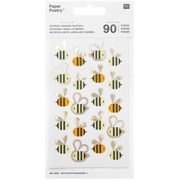 Stickervel - Holographic bees