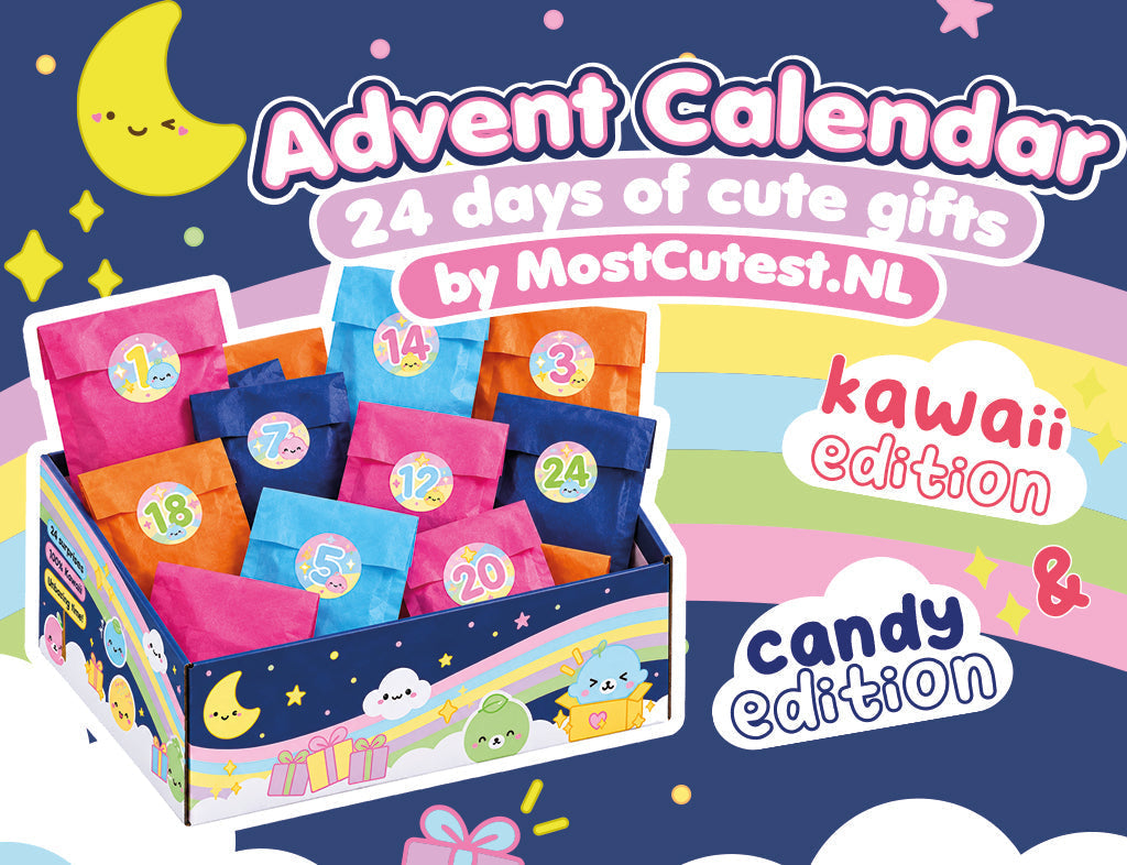 Nu verkrijgbaar! Dé leukste kawaii adventskalender van 2026 (volledig vernieuwd!)