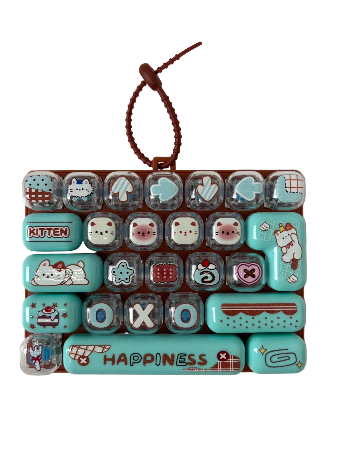 Keyboard Clicker Keychain - Kies je kleur