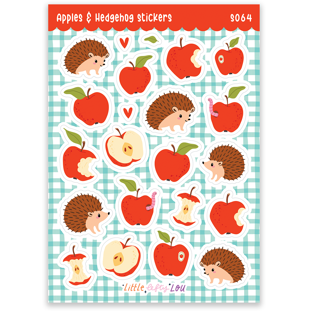 Stickervel A6 Appels & Egels - Little Lefty Lou