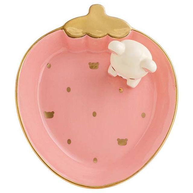 Korilakkuma Accessory Trinket Dish - Full of Strawberry Day