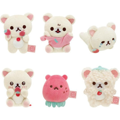 Korilakkuma Mini Plush - Full of Strawberry Day - Kies je soort