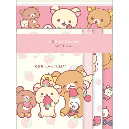 Briefpapierset - Korilakkuma Full of Strawberry Day - Together