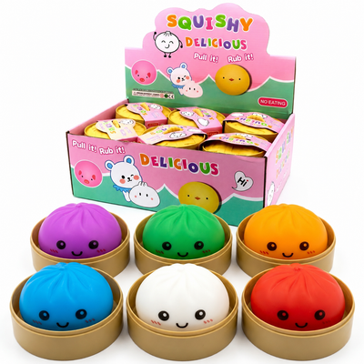 Coloured Squishy Dumpling - 1x Surprise kleur Squeezy