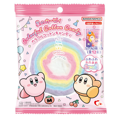 Kirby Rainbow Cotton Candy Snack