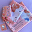 Sanrio Flat Zipper Pouch Set - Hello Kitty