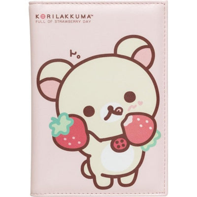 Korilakkuma A5 Card Organizer - Full of Strawberry Day
