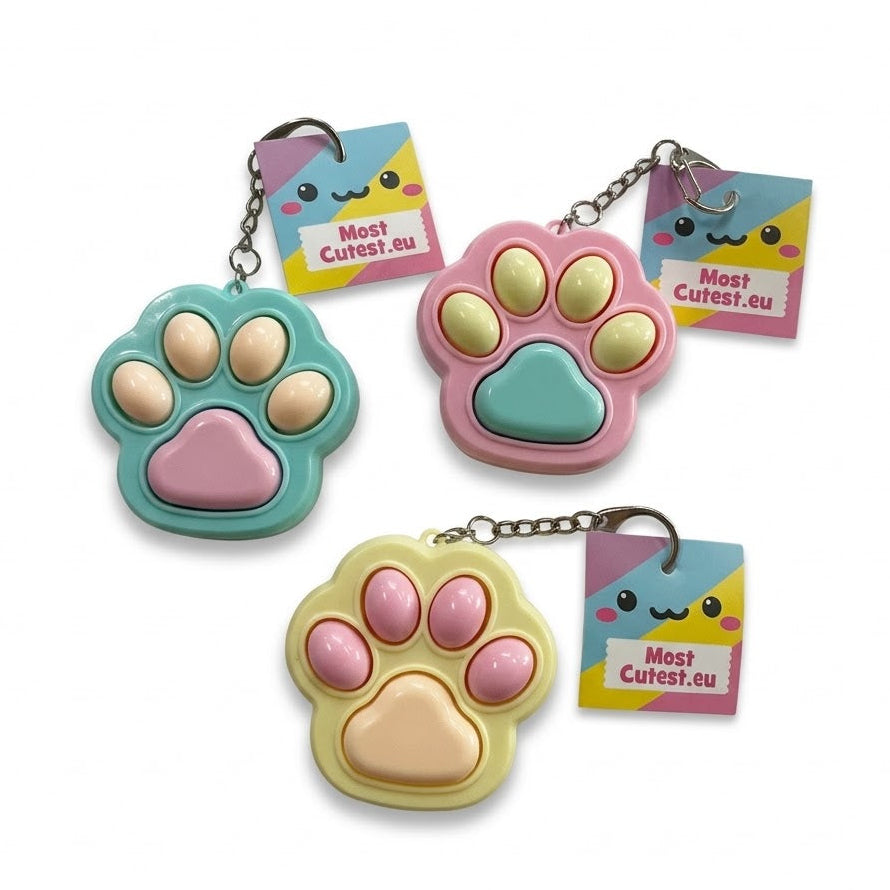 Paw Clicker Keychain  - Kies je kleur