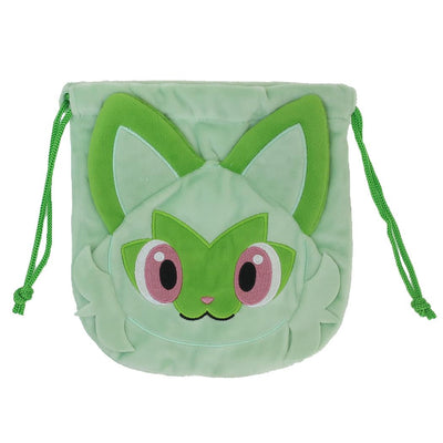 Pokémon Fluffy Drawstring Bag - Sprigatito