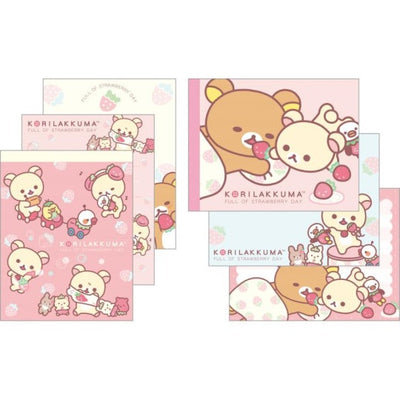Memoblok Klein - Korilakkuma Full of Strawberry Day - Kies je design