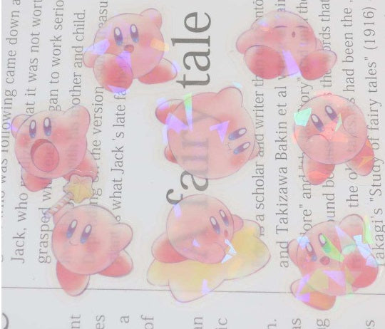 Stickerset Holografisch - Kirby Aurora - Kirby