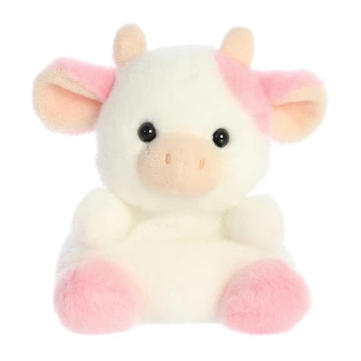 Belle Strawberry Cow Palm Pal Plush - 13 cm