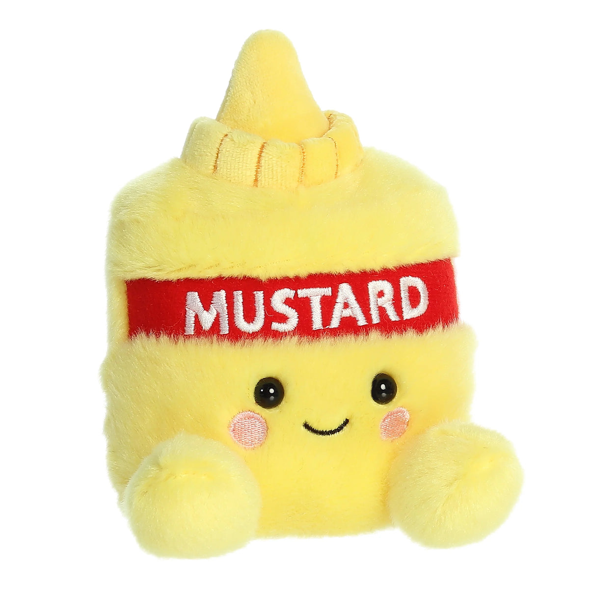 Newton Mustard Palm Pal Plush - 13 cm