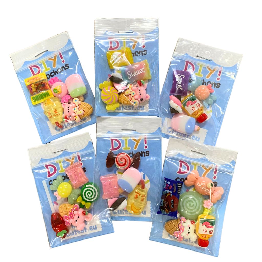 DIY Kawaii Cabochons Sweets - Zakje 5 Stuks