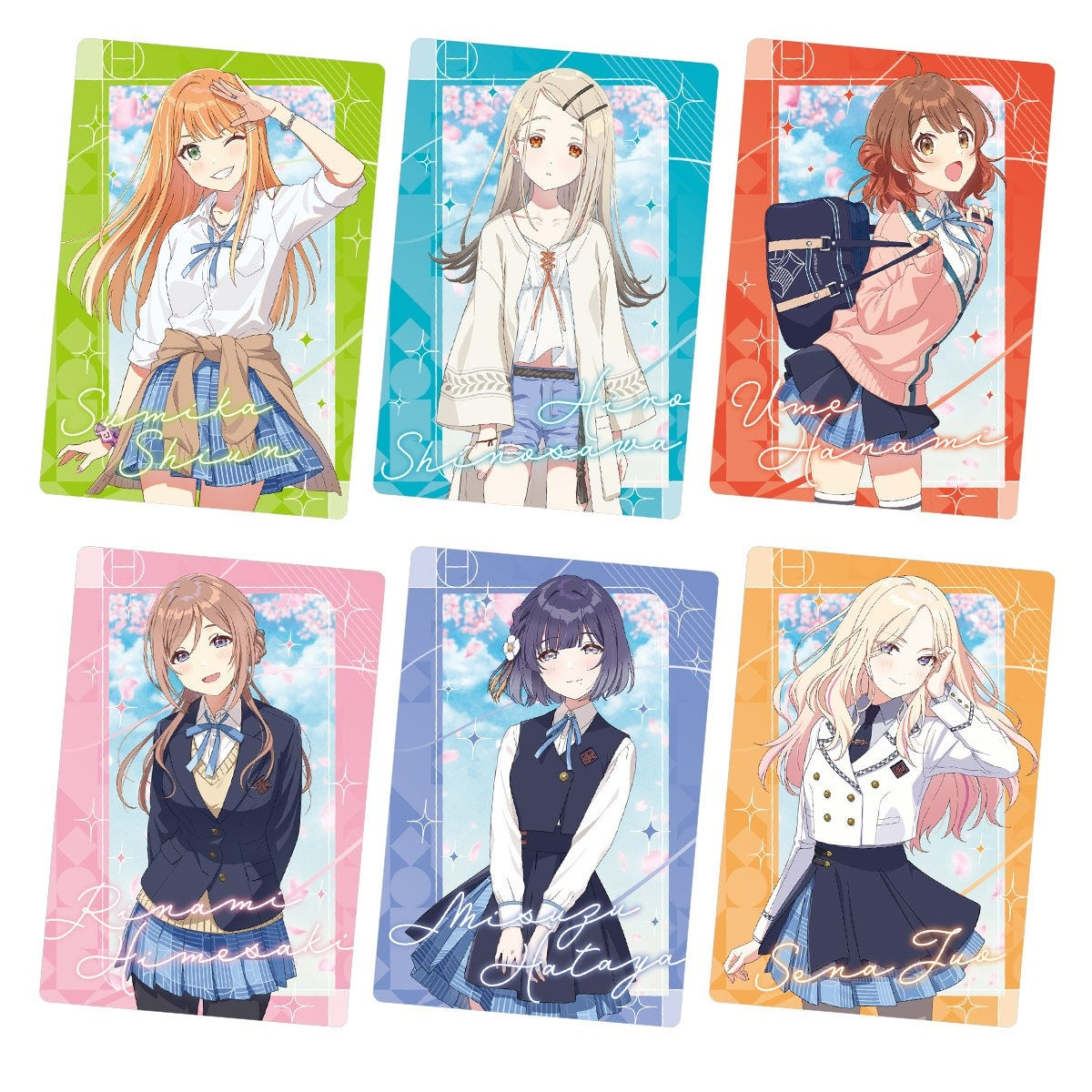 Bandai Idol Master Gakuen Wafer + Card