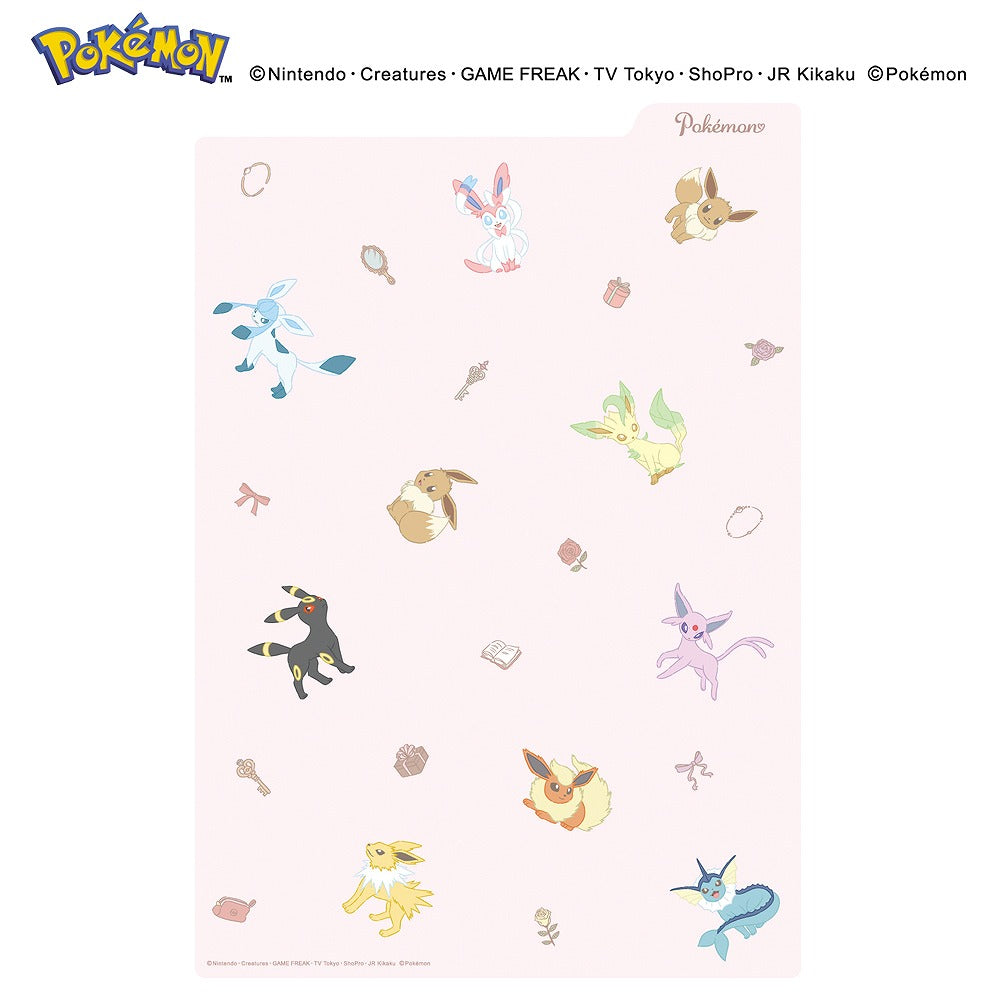 Pokémon Writing Pad - PVC schrijfblad - Eevee & Friends