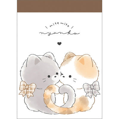 Memoblok Klein - Osobo Neko Playful Cats - Brown