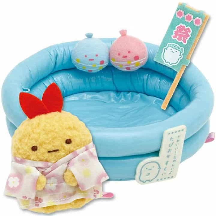 Mini Plush Set - Sumikko Gurashi: Sumikko Festival - Fried Shrimp Tail Swimming Pool