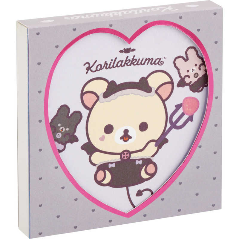 Korilakkuma Memoblok Vierkant - Little Devil Feeling - Purple